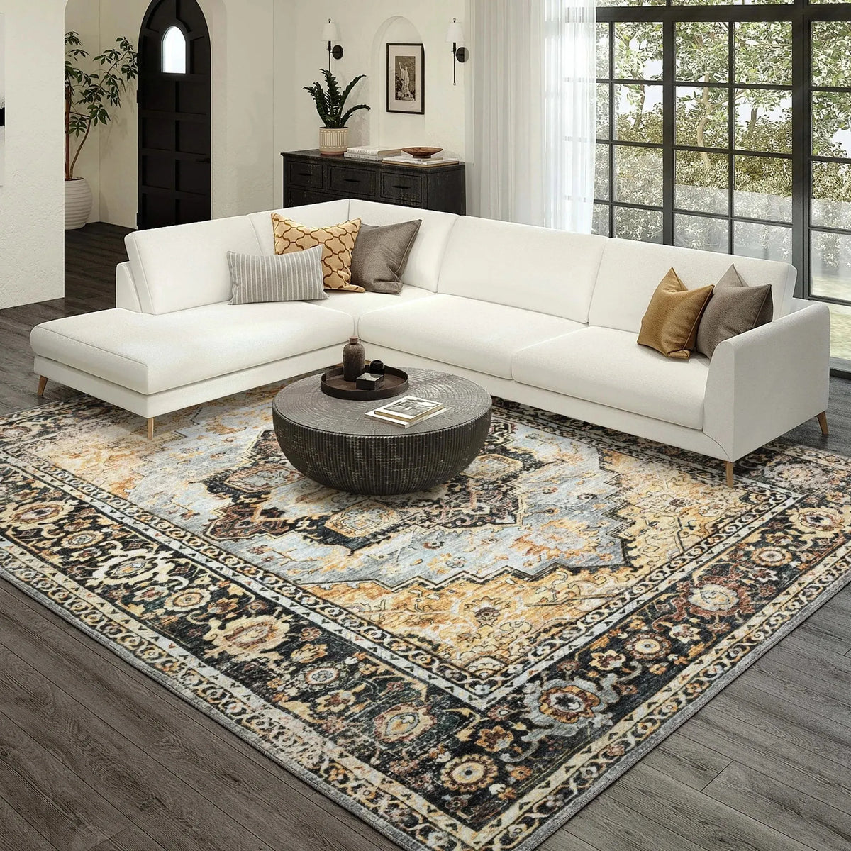 Jericho JC2 Pewter Rug