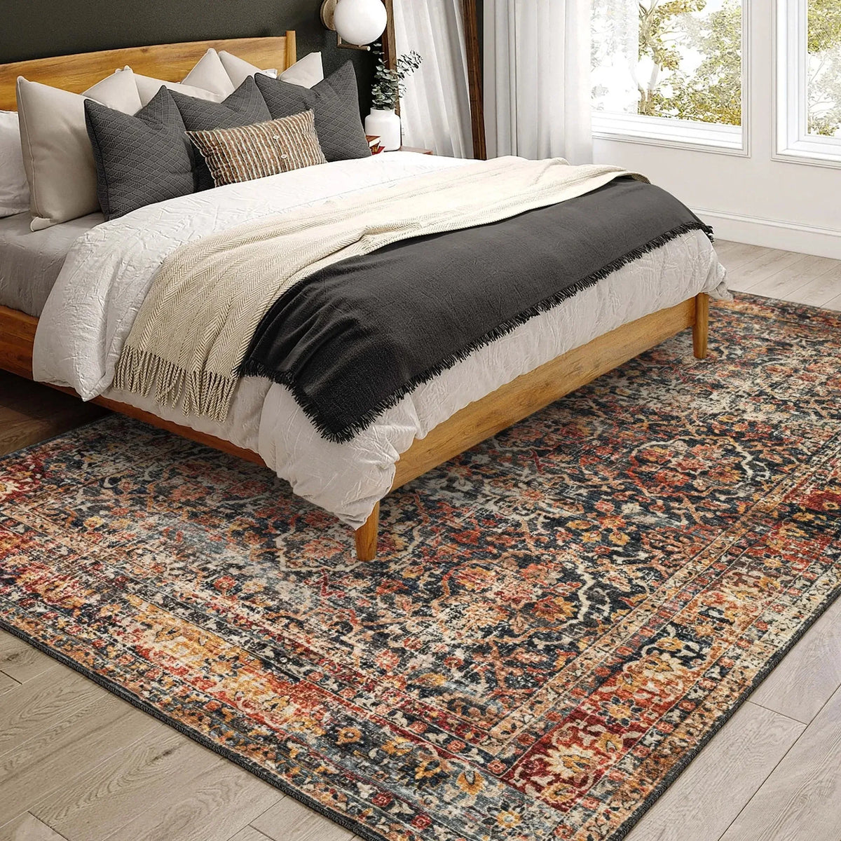 Jericho JC3 Charcoal Rug