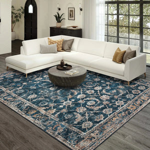 Jericho JC4 Navy Rug