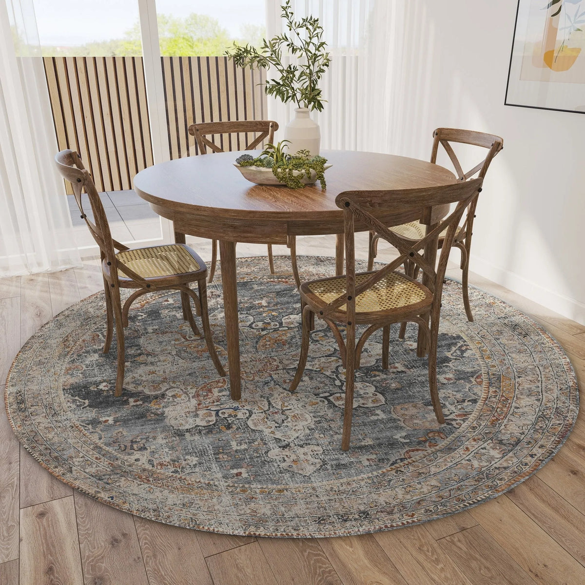 Jericho JC6 Charcoal Rug