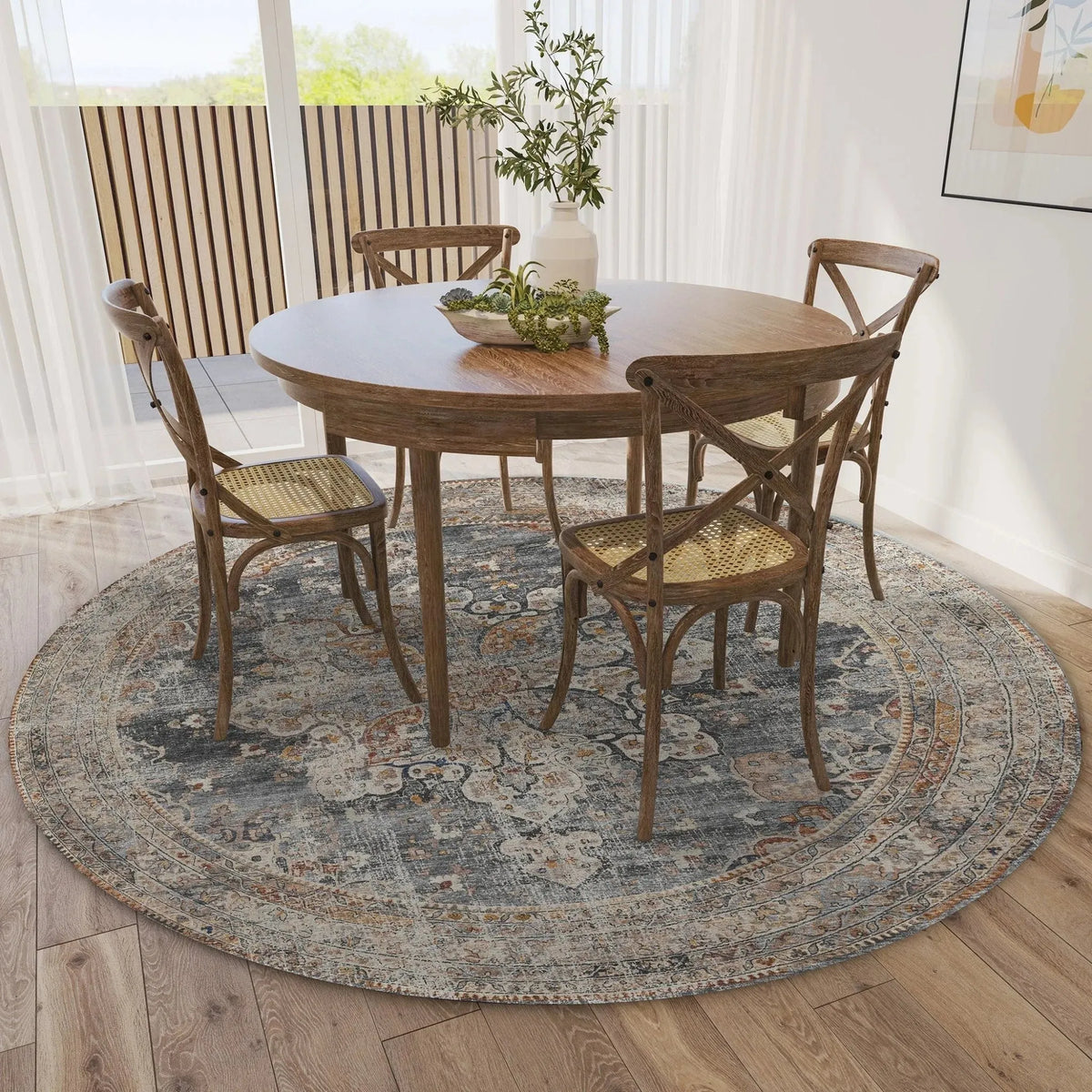 Jericho JC6 Charcoal Rug