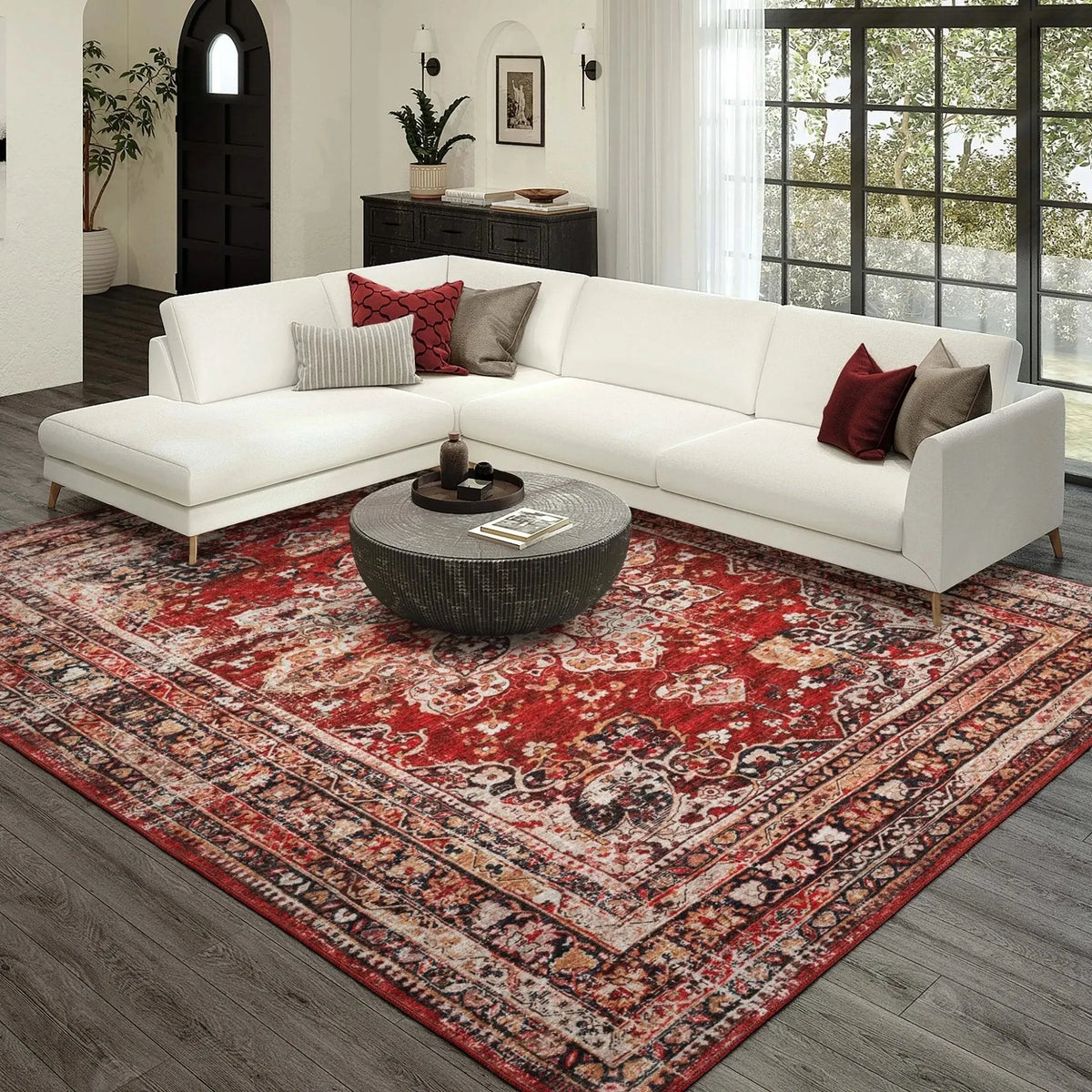 Jericho JC6 Garnet Rug