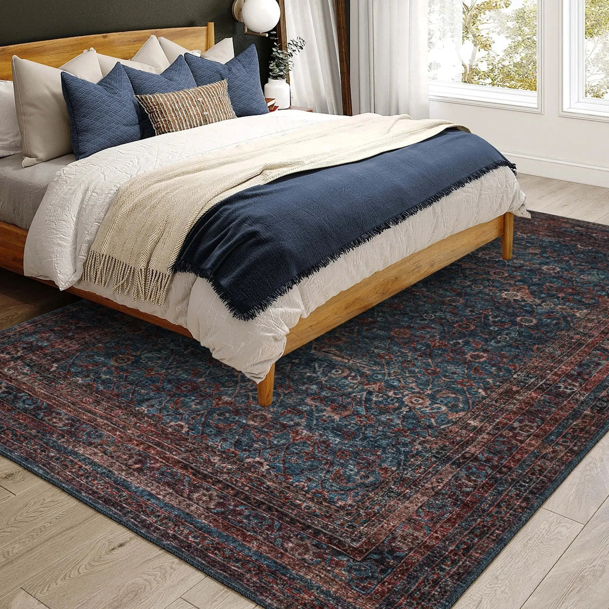 Jericho JC7 Navy Rug