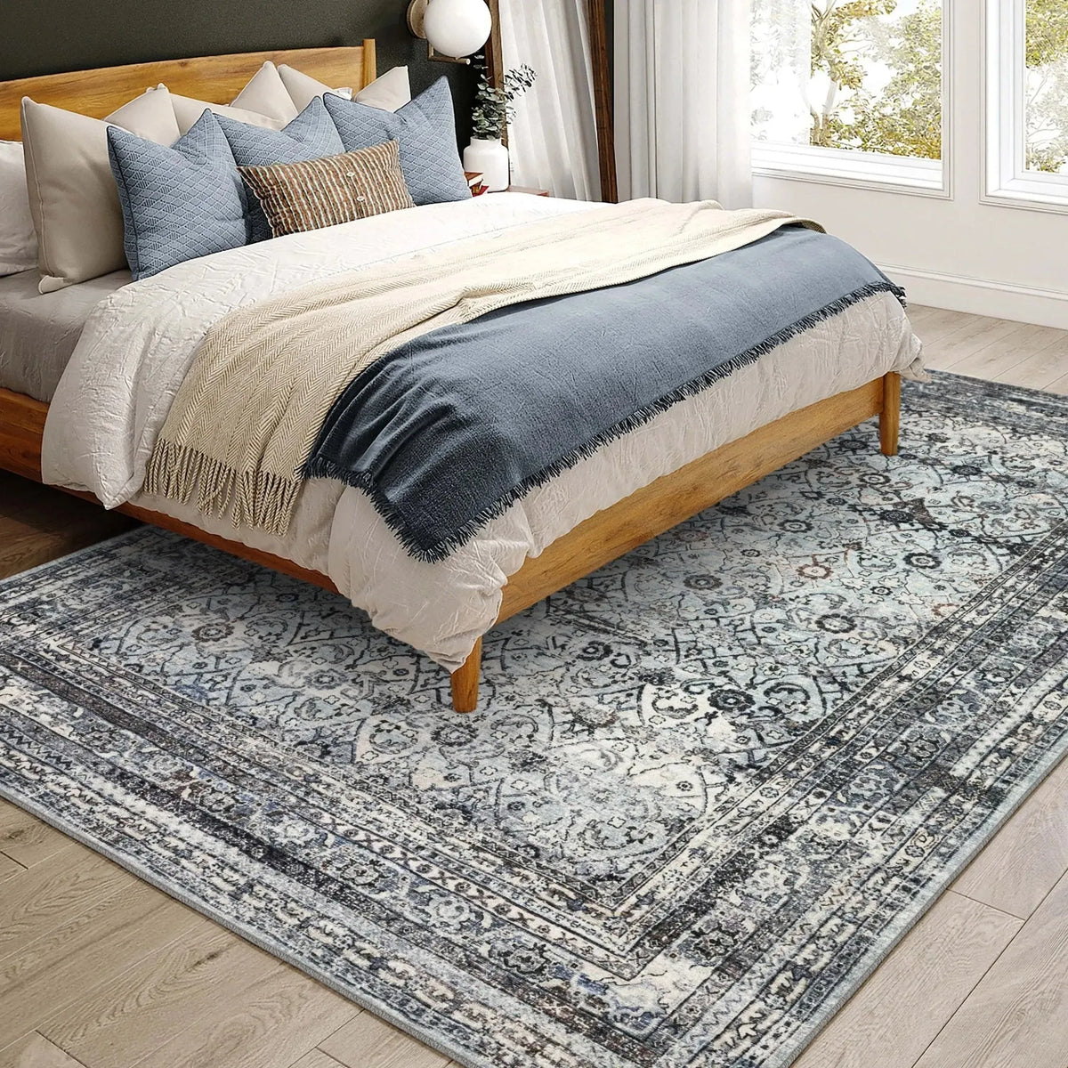 Jericho JC7 Pewter Rug