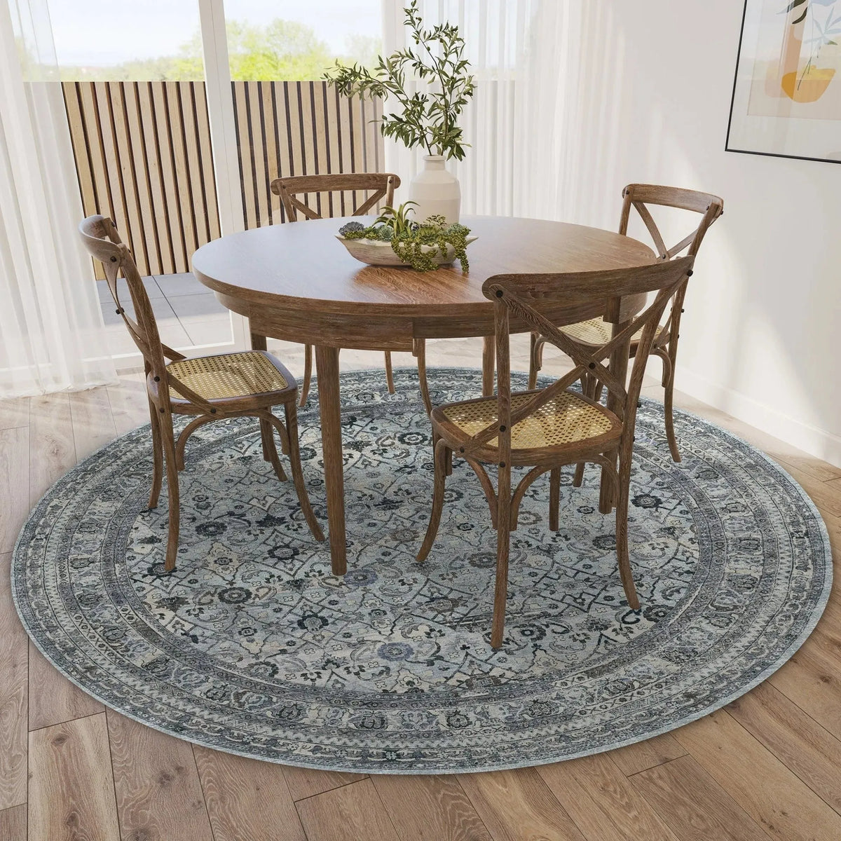 Jericho JC7 Pewter Rug