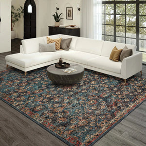 Jericho JC8 Navy Rug