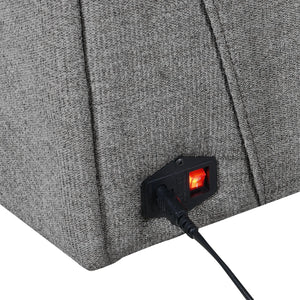 Medford Power 3-Seat Reclining Sectional Charcoal Ash