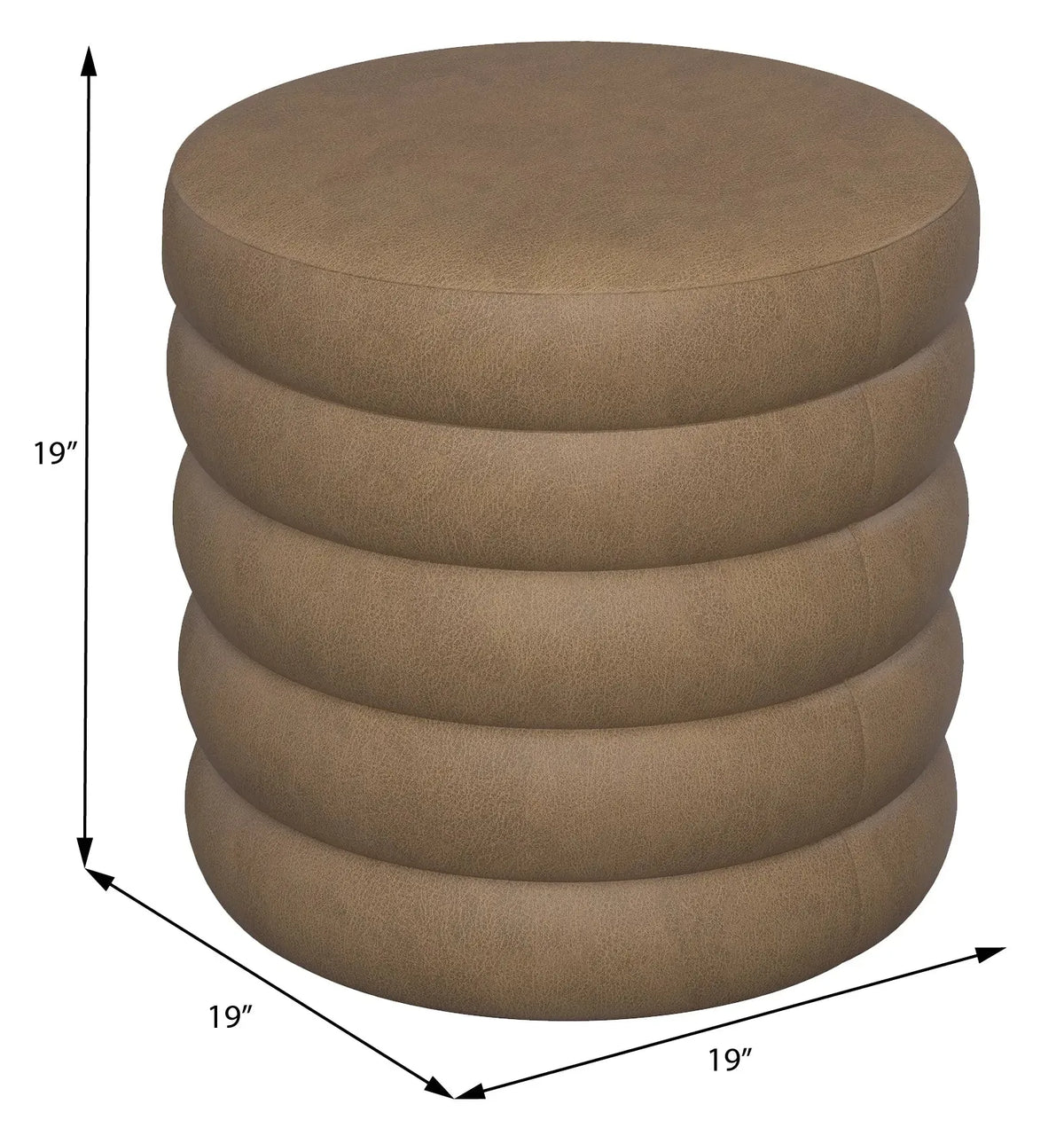 Zuri Storage Ottoman Mocha