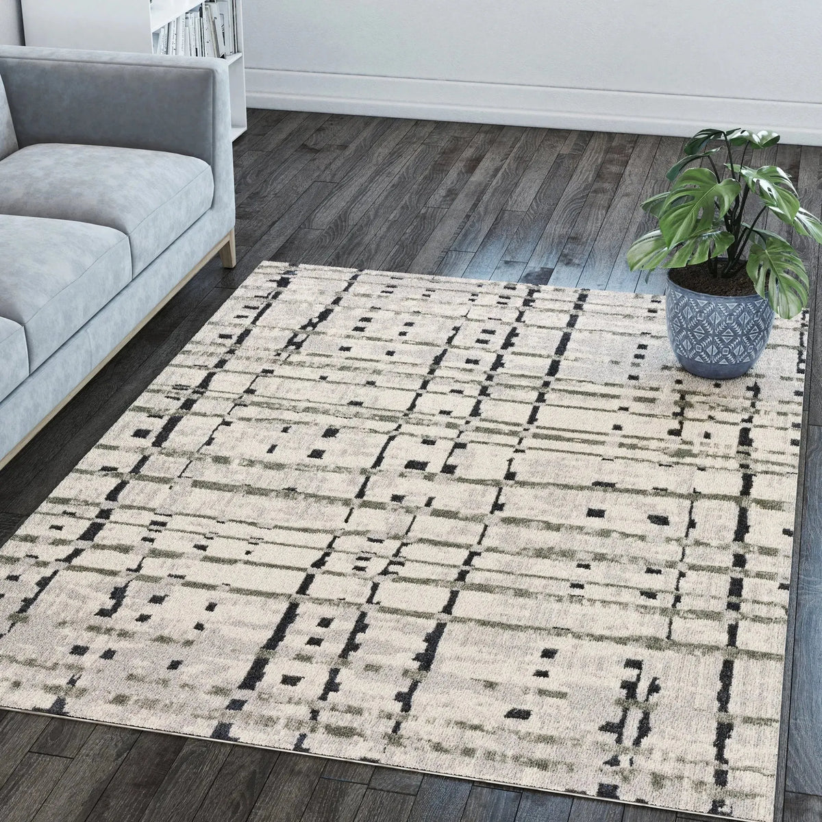 Karma KM4 Grey Rug