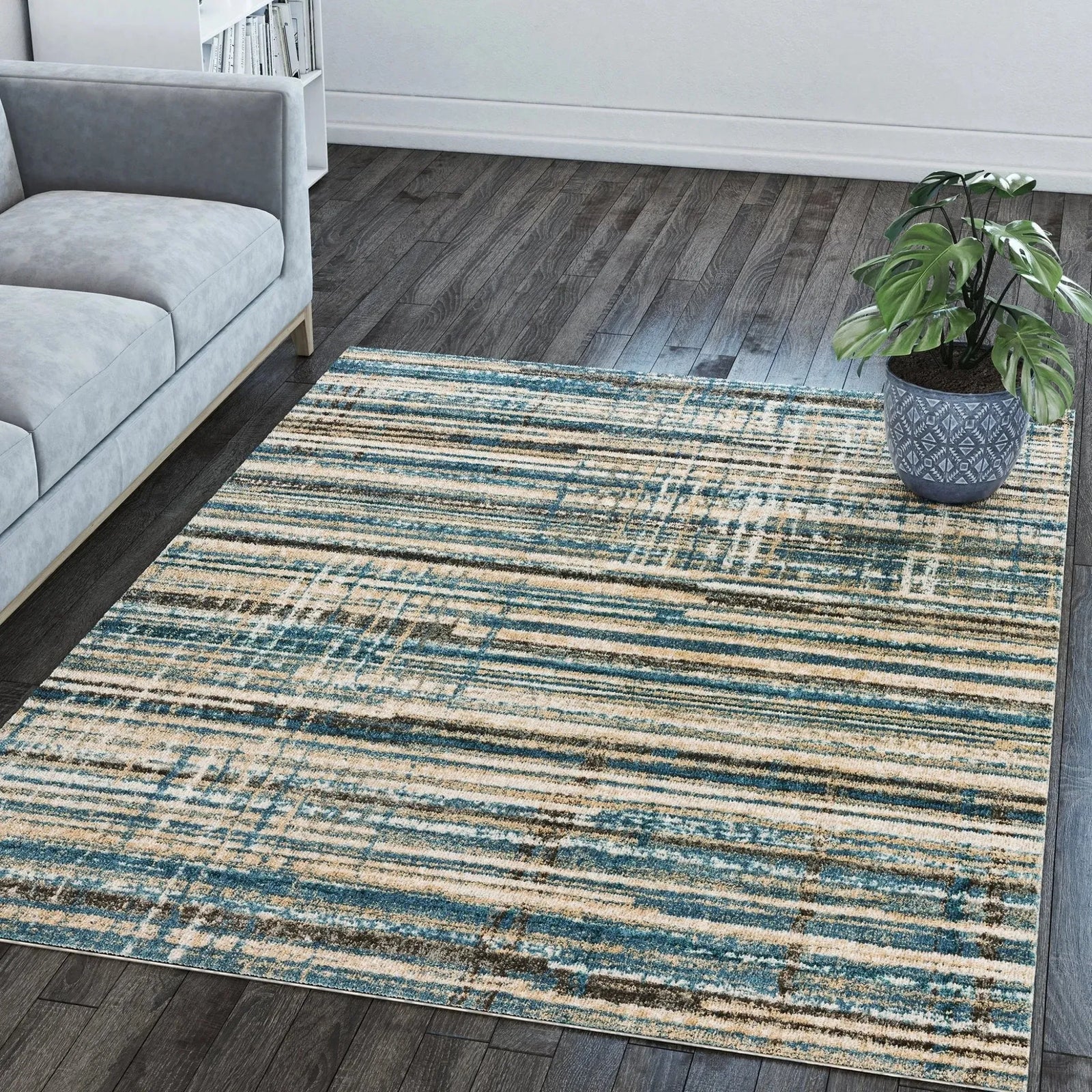 Karma KM8 Blue Rug