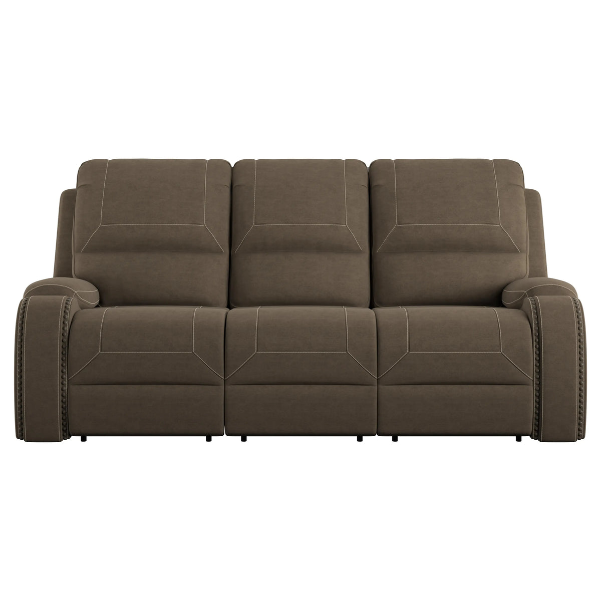 Adrian Reclining Sofa Walnut Brown