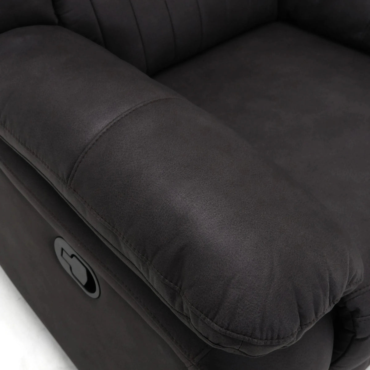 Navaro Swivel Gliding Recliner Black Licorice
