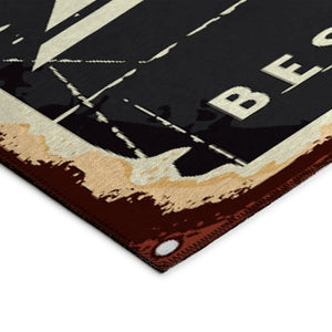 Kendall KE11 Black Rug