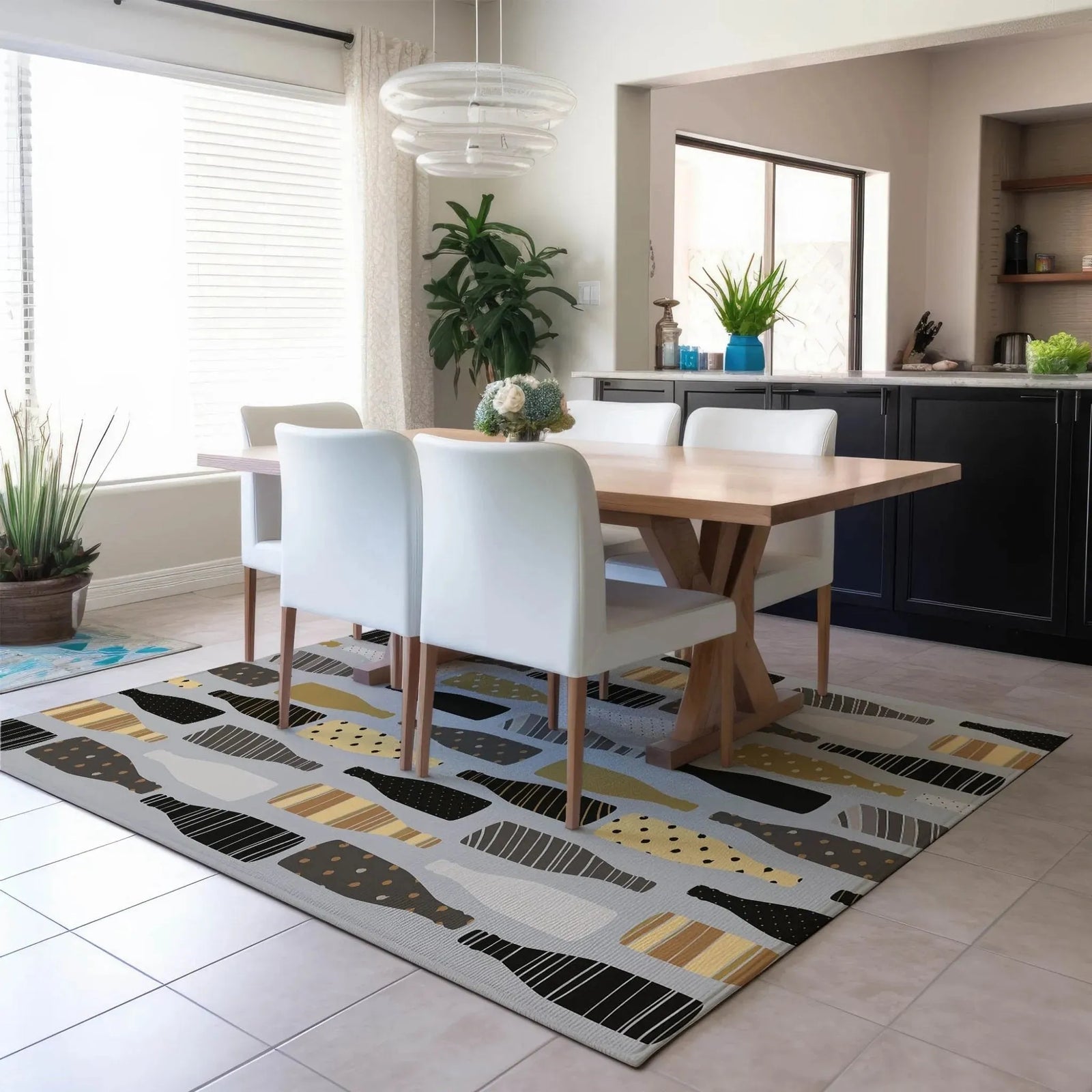 Kendall KE12 Silver Rug