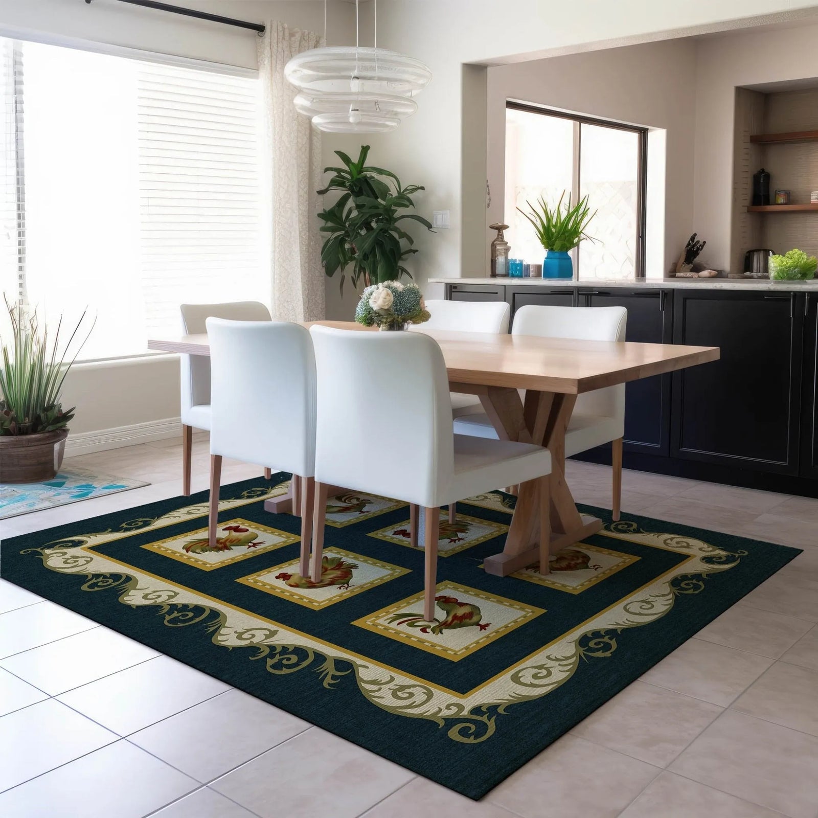 Kendall KE4 Black Rug