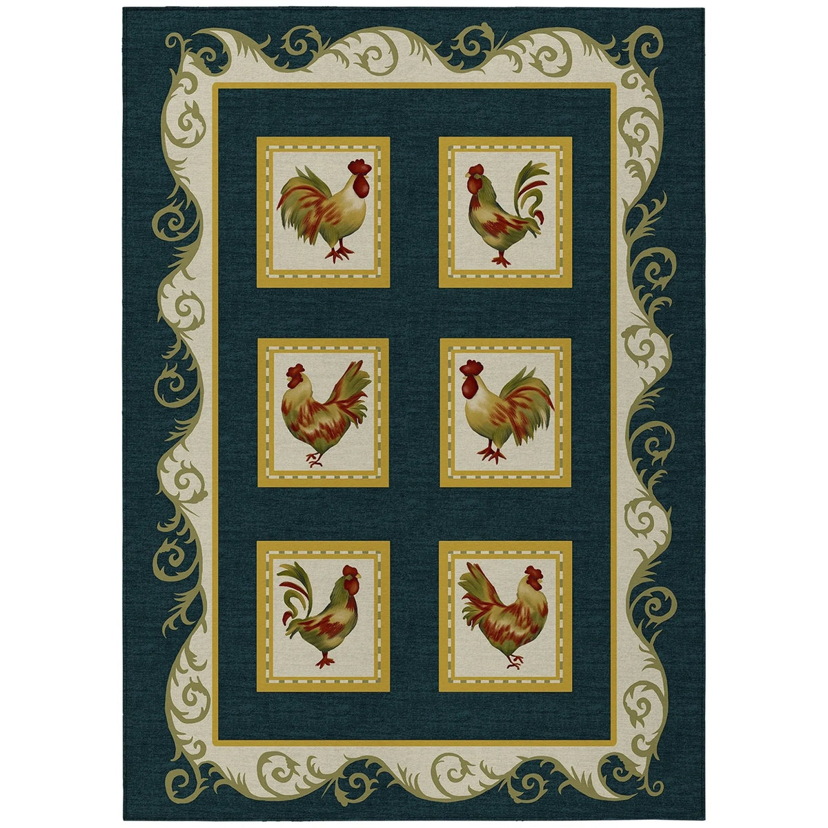 Kendall KE4 Black Rug