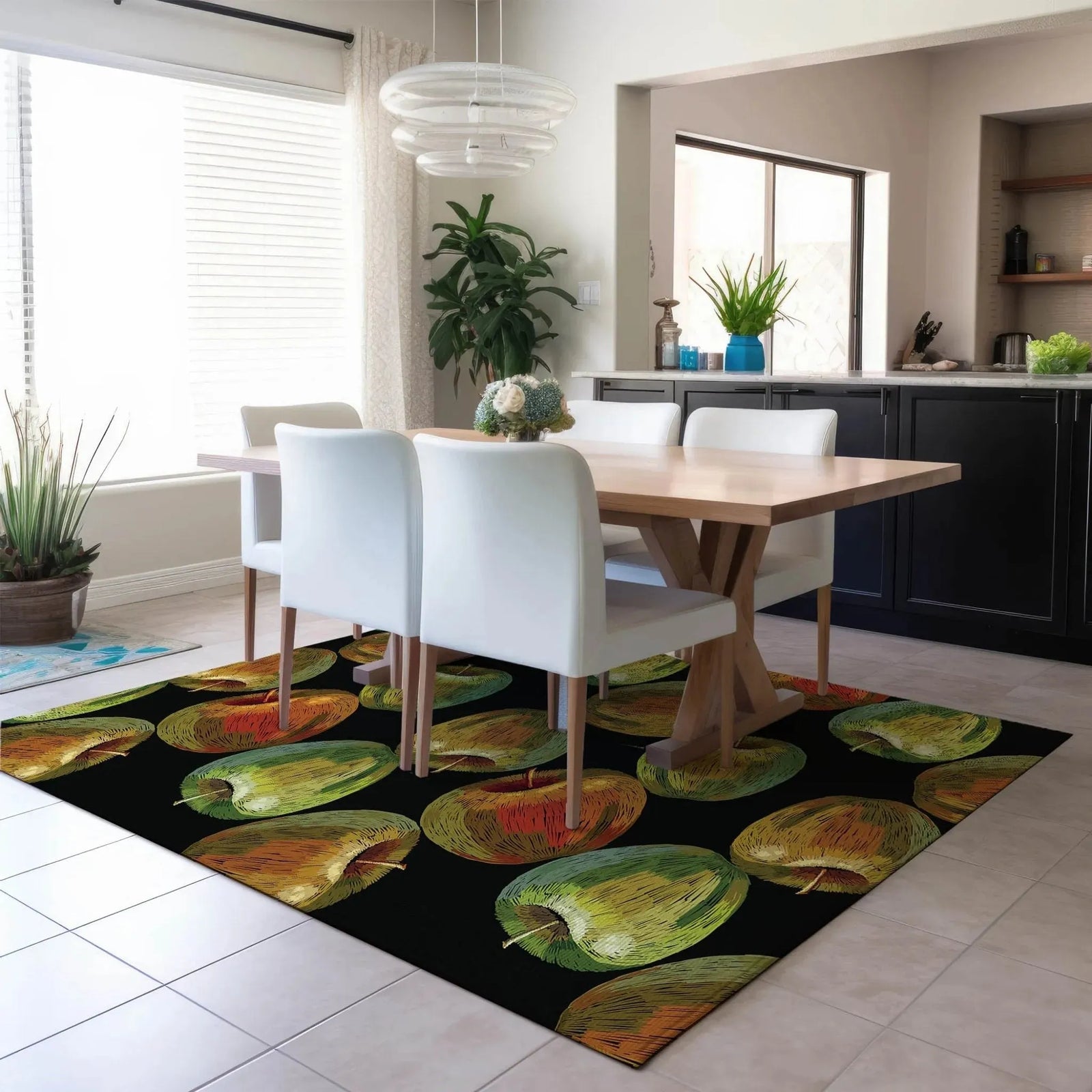 Kendall KE8 Black Rug