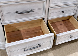 New Haven 10-Drawer Dresser Oyster Shell
