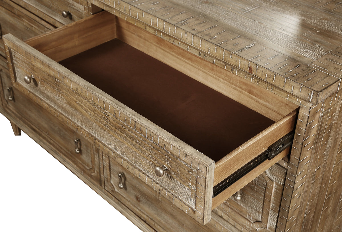 Interlude 6-Drawer Dresser Sandstone Buff