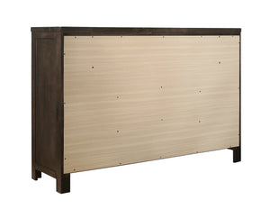 Ashton Hills 9-Drawer Dresser Ash Brown
