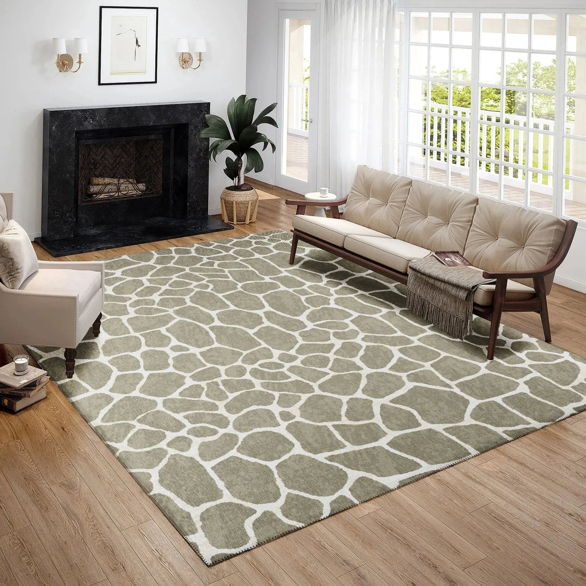 Mali ML4 Stone Rug