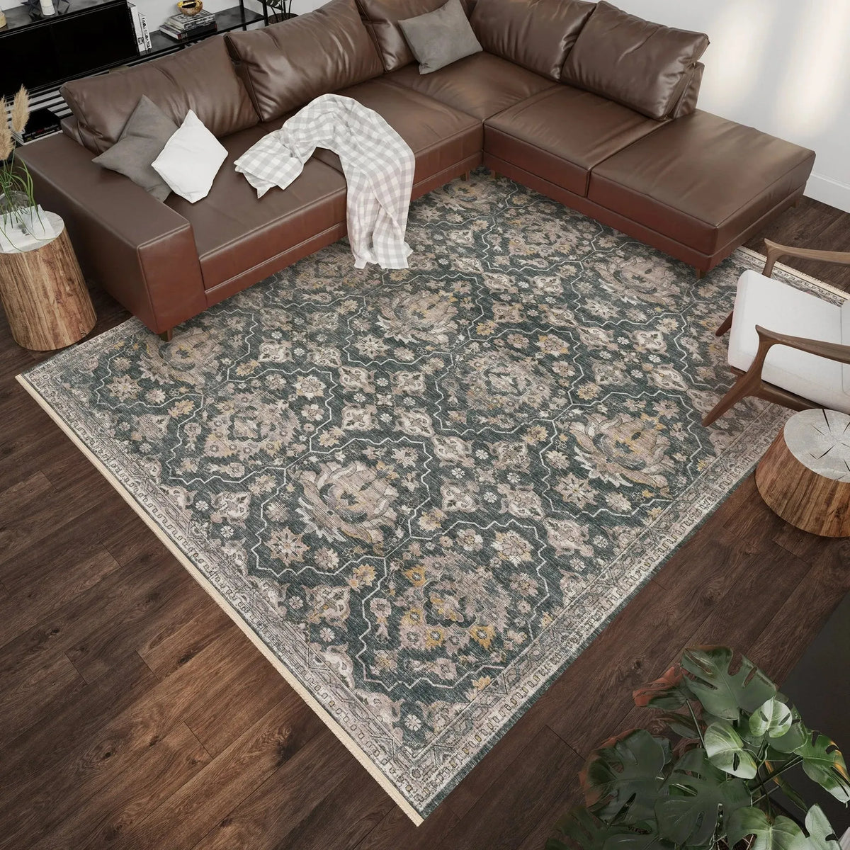 Marbella MB4 Charcoal Rug