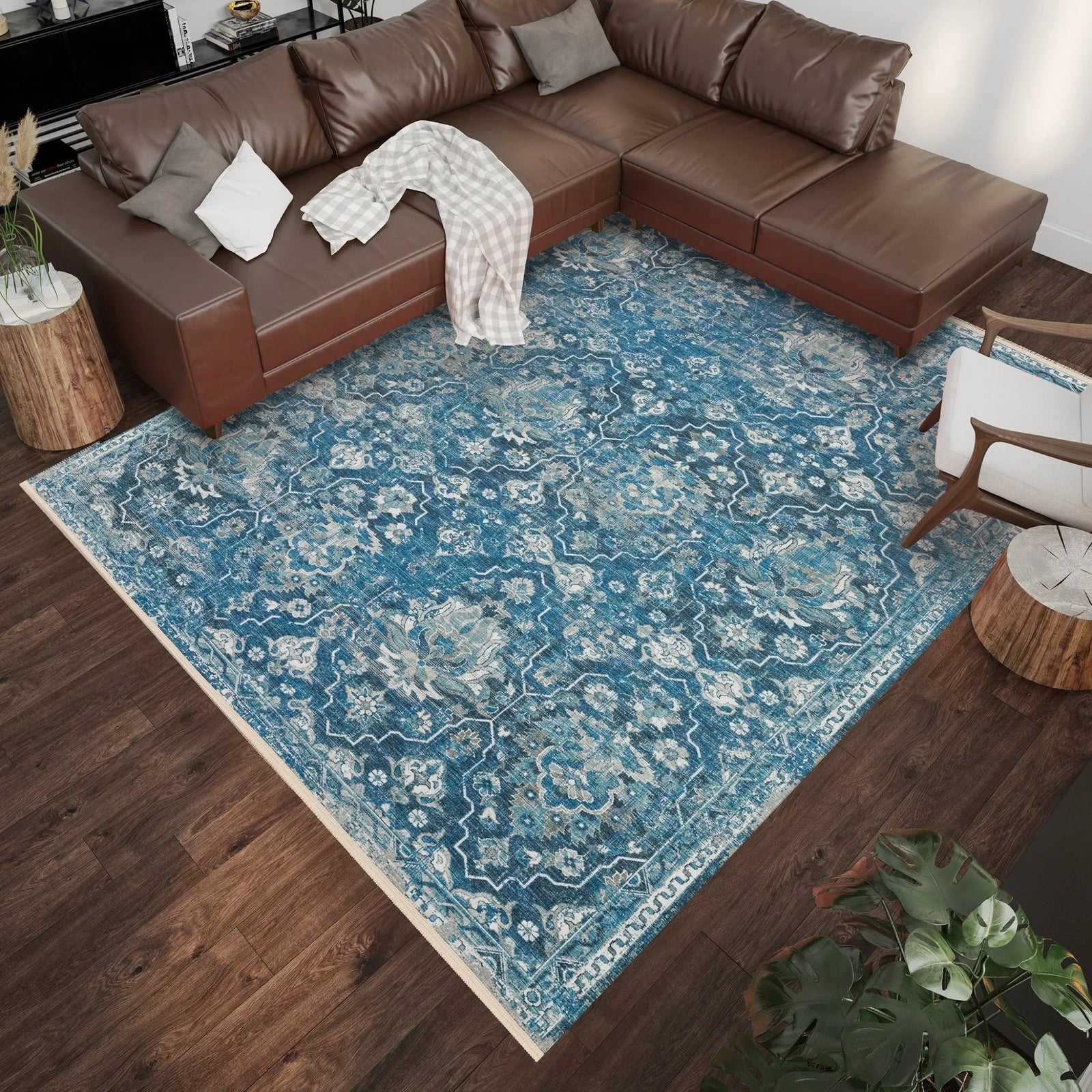 Marbella MB4 Navy Rug