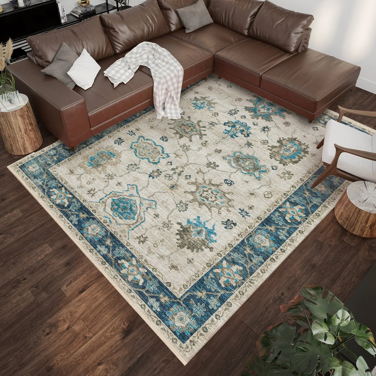 Marbella MB6 Flax Rug
