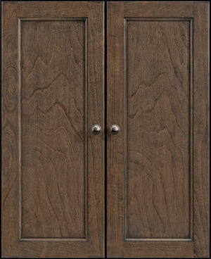McKenzie Custom 24"W Alder Bookcases