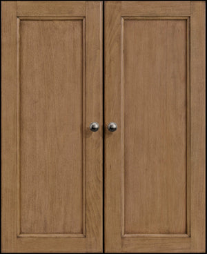 McKenzie Custom 30"W Alder Bookcases