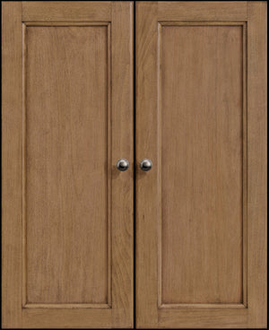 McKenzie Custom 36"W Alder Bookcase