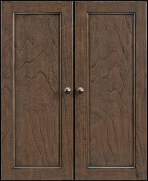 McKenzie Custom 36"W Alder Bookcase