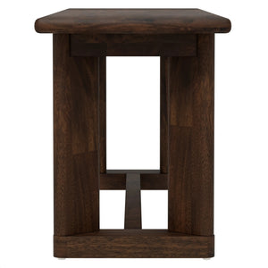 Ronan Dining Bench Rich Brown