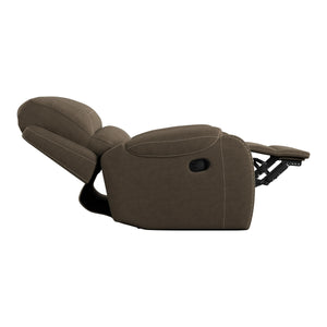 Adrian Swivel Gliding Recliner Walnut Brown