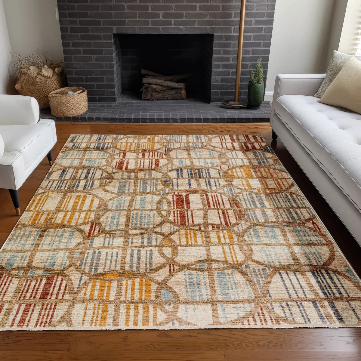 Neola NA12 Khaki Rug