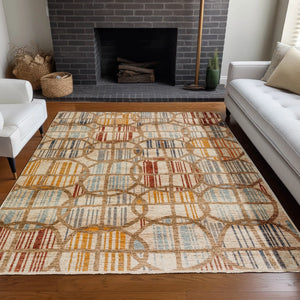 Neola NA12 Khaki Rug