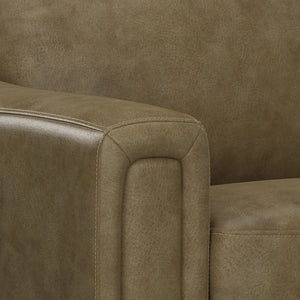 Teagan Dual Power Recliner Barrel Brown