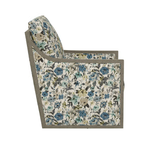 Cecily Swivel Chair Blue Meadow