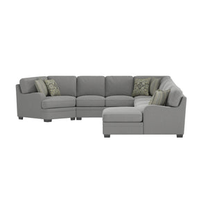 Analiese 6 Piece Sectional Dove Gray