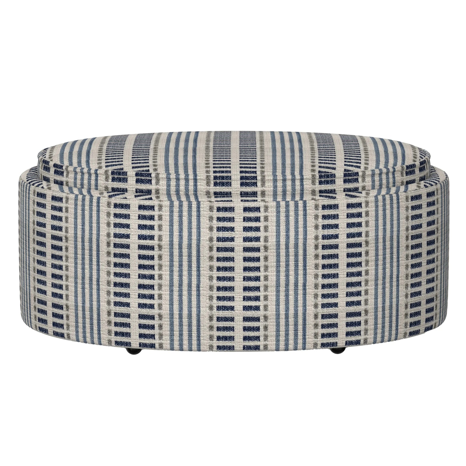 Casey Reversible Tray Top Storage Ottoman Old Town Stripe