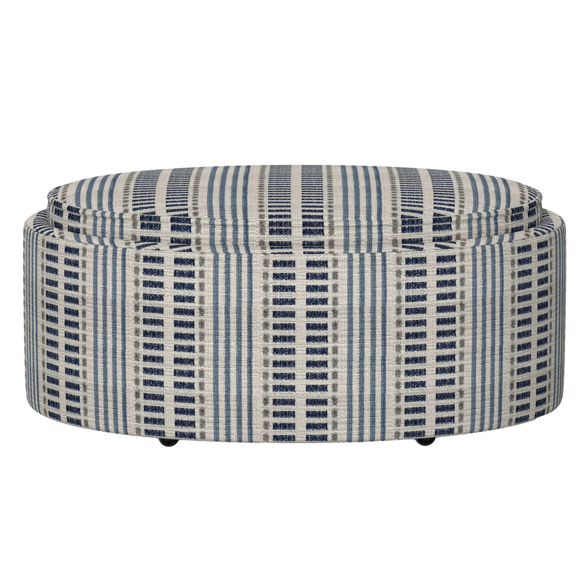Casey Reversible Tray Top Storage Ottoman Old Town Stripe