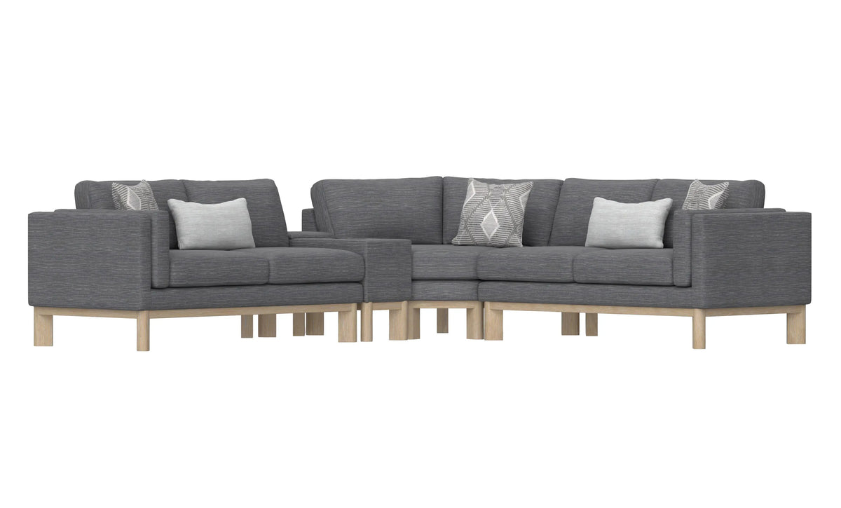 Maeve Console Sectional Thundercloud