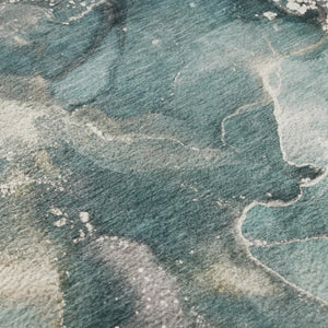 Odyssey OY11 Teal Rug