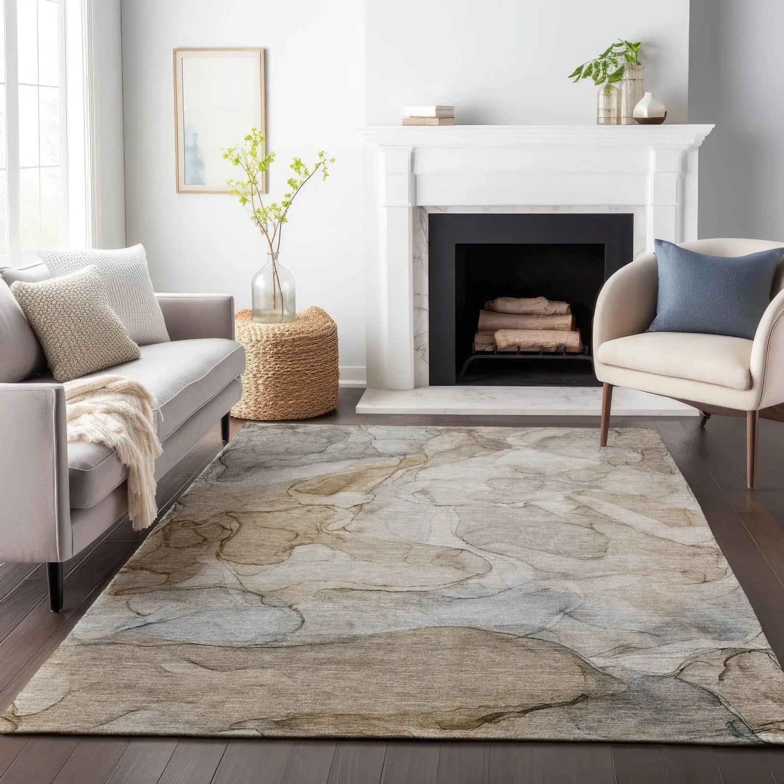 Odyssey OY8 Brown Rug