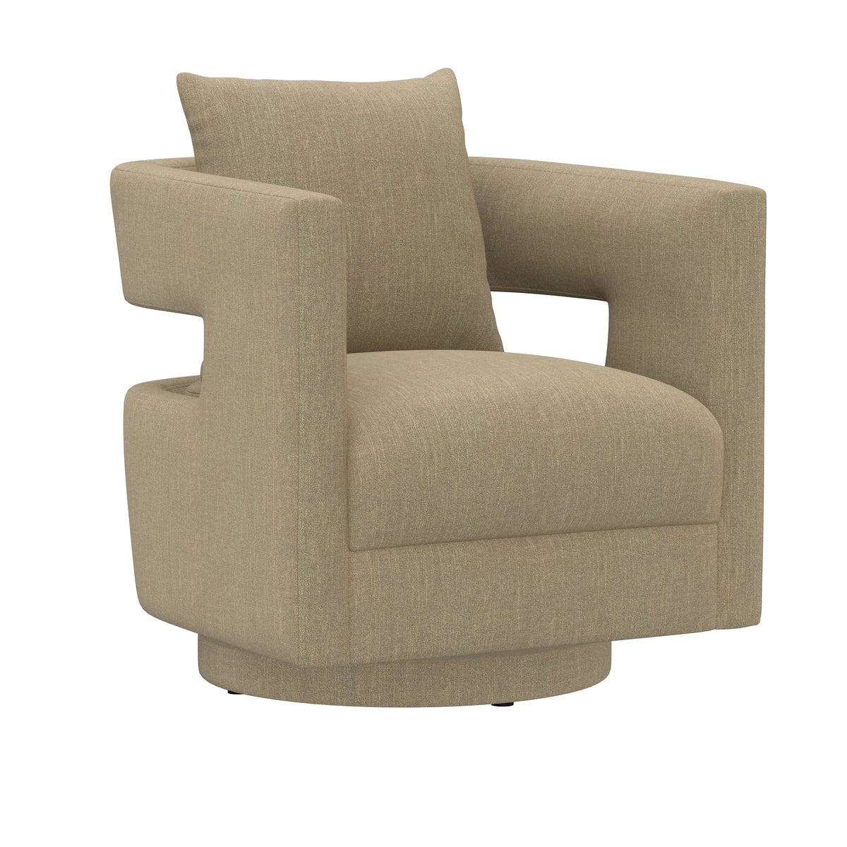 Jude Swivel Chair Dark Khaki