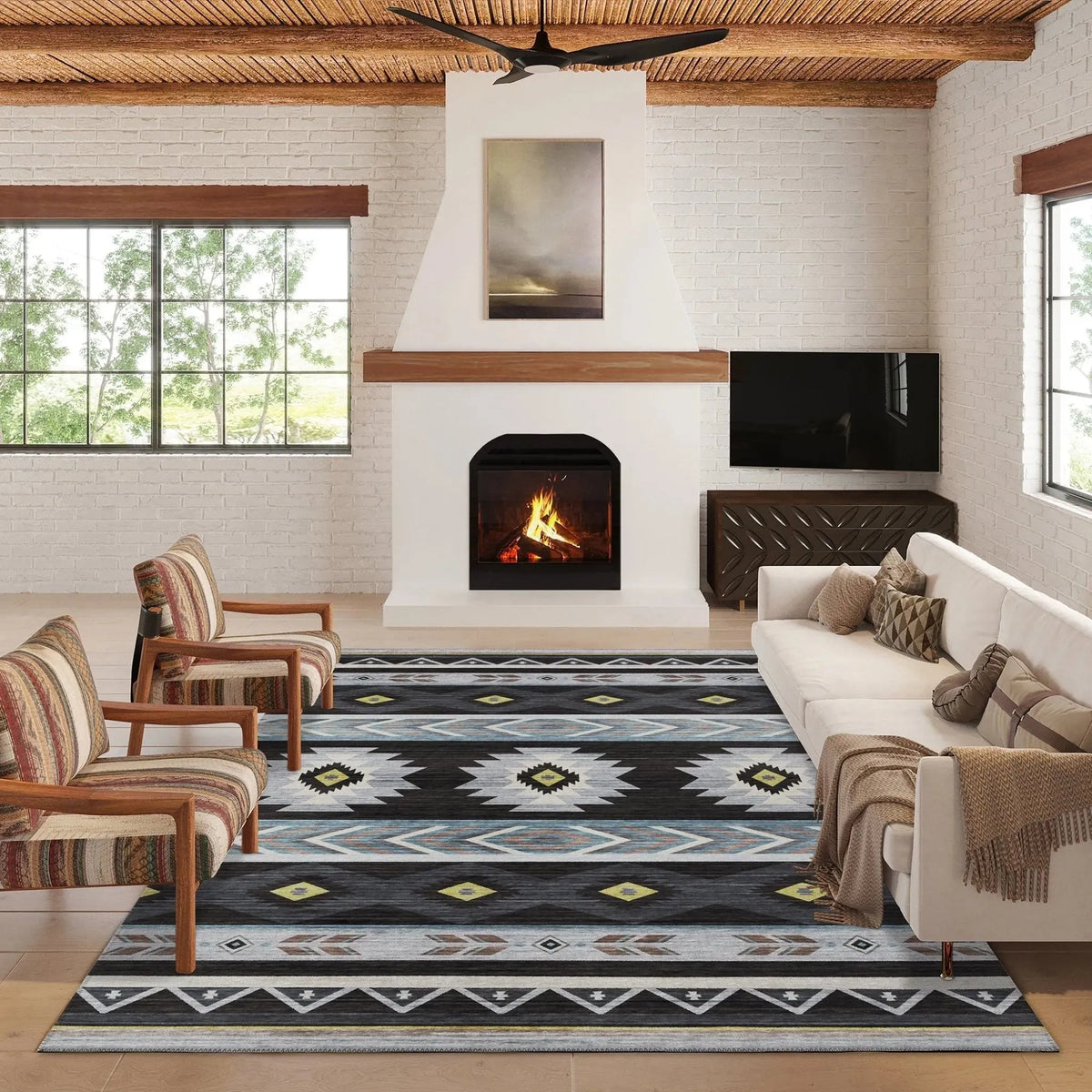 Phoenix PH3 Black Rug