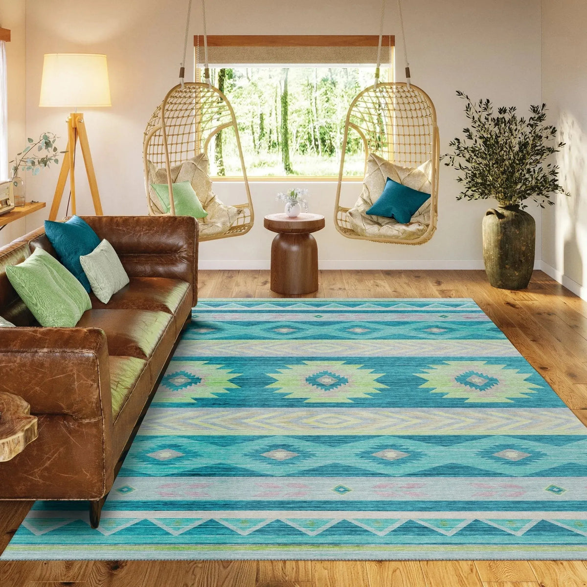 Phoenix PH3 Teal Rug