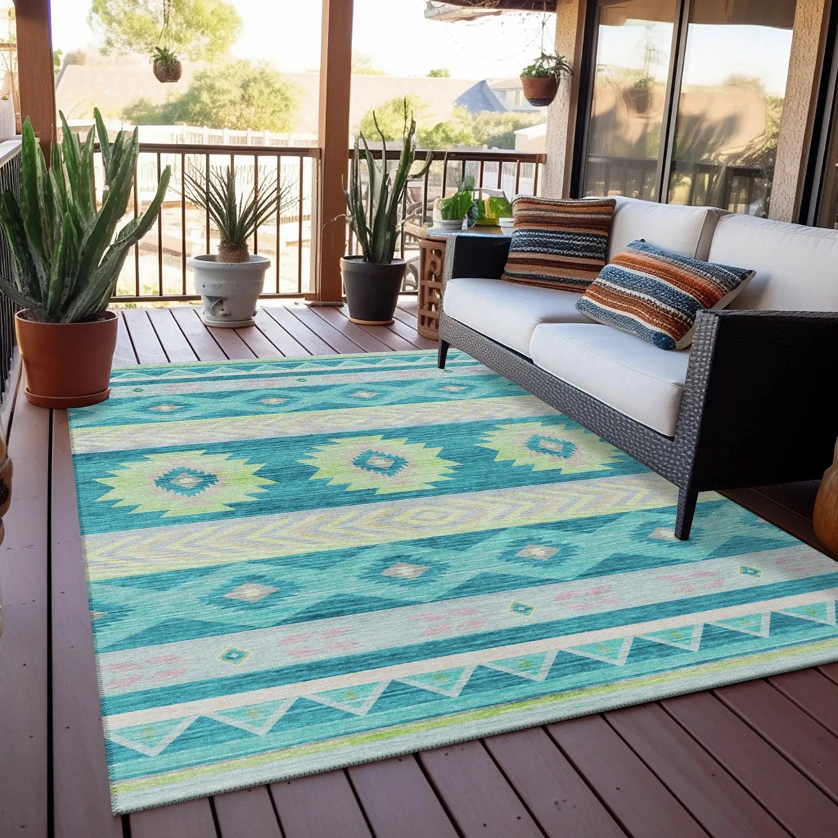 Phoenix PH3 Teal Rug