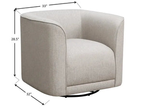 Whirlaway Swivel Accent Chair Sand