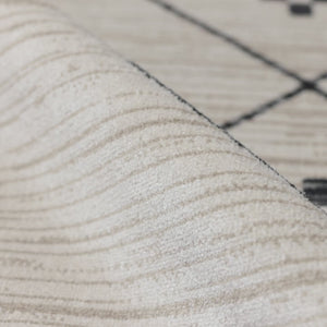 Nadine NDN01 Dark Slate/Cream Rug